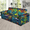 Graffiti Backdrop Print Sofa Cover-grizzshop