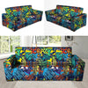 Graffiti Backdrop Print Sofa Cover-grizzshop