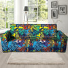 Graffiti Backdrop Print Sofa Cover-grizzshop