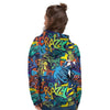 Graffiti Backdrop Print Women's Hoodie-grizzshop