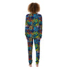 Graffiti Backdrop Print Women's Pajamas-grizzshop