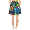 Graffiti Backdrop Print Women's Skirt-grizzshop