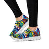 Graffiti Backdrop Print Women's Sneakers-grizzshop