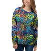 Graffiti Backdrop Print Women's Sweatshirt-grizzshop