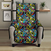 Graffiti Funky Print Pattern Armchair Protector-grizzshop