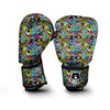 Graffiti Funky Print Pattern Boxing Gloves-grizzshop