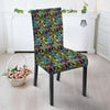 Graffiti Funky Print Pattern Dining Chair Slipcover-grizzshop