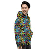 Graffiti Funky Print Pattern Men's Hoodie-grizzshop