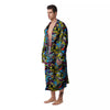 Graffiti Funky Print Pattern Men's Robe-grizzshop