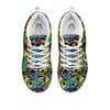 Graffiti Funky Print Pattern White Sneaker-grizzshop