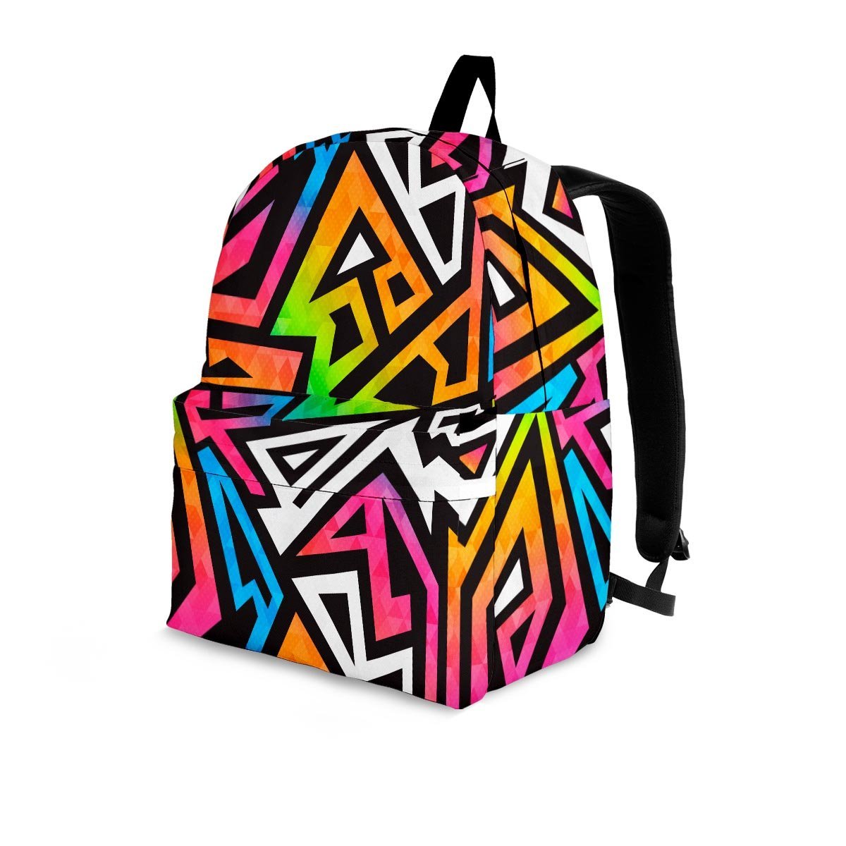 Graffiti Geometric Abstract Backpack-grizzshop