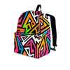 Graffiti Geometric Abstract Backpack-grizzshop