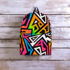 Graffiti Geometric Abstract Backpack-grizzshop