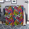 Graffiti Geometric Abstract Blanket-grizzshop