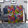 Graffiti Geometric Abstract Blanket-grizzshop