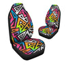 Graffiti Geometric Abstract Car Seat Covers-grizzshop