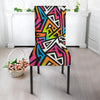 Graffiti Geometric Abstract Chair Cover-grizzshop