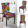 Graffiti Geometric Abstract Chair Cover-grizzshop