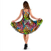 Graffiti Geometric Abstract Dress-grizzshop