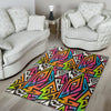 Graffiti Geometric Abstract Floor Mat-grizzshop