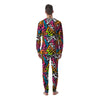 Graffiti Geometric Abstract Men's Pajamas-grizzshop