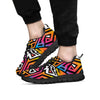 Graffiti Geometric Abstract Men's Sneakers-grizzshop