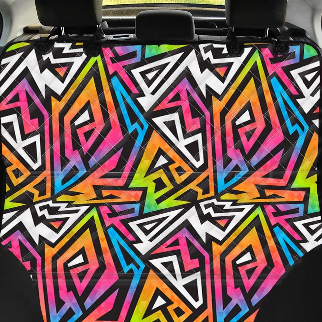 Graffiti Geometric Abstract Pet Car Seat Cover-grizzshop