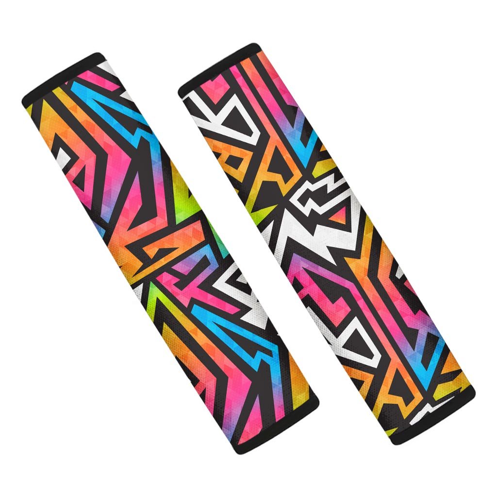 Graffiti Geometric Abstract Seat Belt Cover-grizzshop