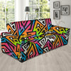 Graffiti Geometric Abstract Sofa Cover-grizzshop