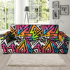 Graffiti Geometric Abstract Sofa Cover-grizzshop