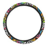 Graffiti Geometric Abstract Steering Wheel Cover-grizzshop