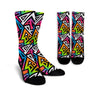 Graffiti Geometric Abstract Unisex Socks-grizzshop