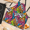 Graffiti Geometric Abstract Women's Apron-grizzshop