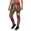 Graffiti Geometric Abstract Women's Joggers-grizzshop