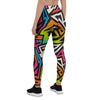 Graffiti Geometric Abstract Women's Leggings-grizzshop