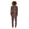 Graffiti Geometric Abstract Women's Pajamas-grizzshop