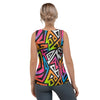 Graffiti Geometric Abstract Women's Tank Top-grizzshop