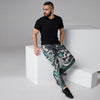 Graffiti Geometric Print Men's Joggers-grizzshop