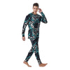 Graffiti Geometric Print Men's Pajamas-grizzshop