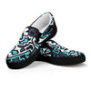 Graffiti Geometric Print Men's Slip On Sneakers-grizzshop