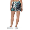 Graffiti Geometric Print Mini Skirt-grizzshop