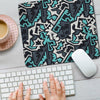 Graffiti Geometric Print Mouse Pad-grizzshop