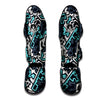 Graffiti Geometric Print Muay Thai Shin Guard-grizzshop