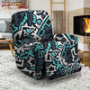 Graffiti Geometric Print Recliner Cover-grizzshop