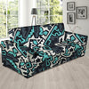 Graffiti Geometric Print Sofa Cover-grizzshop