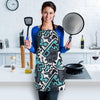 Graffiti Geometric Print Women's Apron-grizzshop