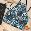 Graffiti Geometric Print Women's Apron-grizzshop