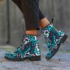 Graffiti Geometric Print Women's Boots-grizzshop