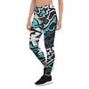 Graffiti Geometric Print Women's Leggings-grizzshop