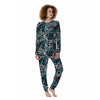 Graffiti Geometric Print Women's Pajamas-grizzshop